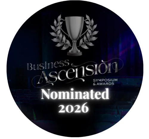 Business Ascension Symposium and Awards 2026 nominated badge New Day Therapies