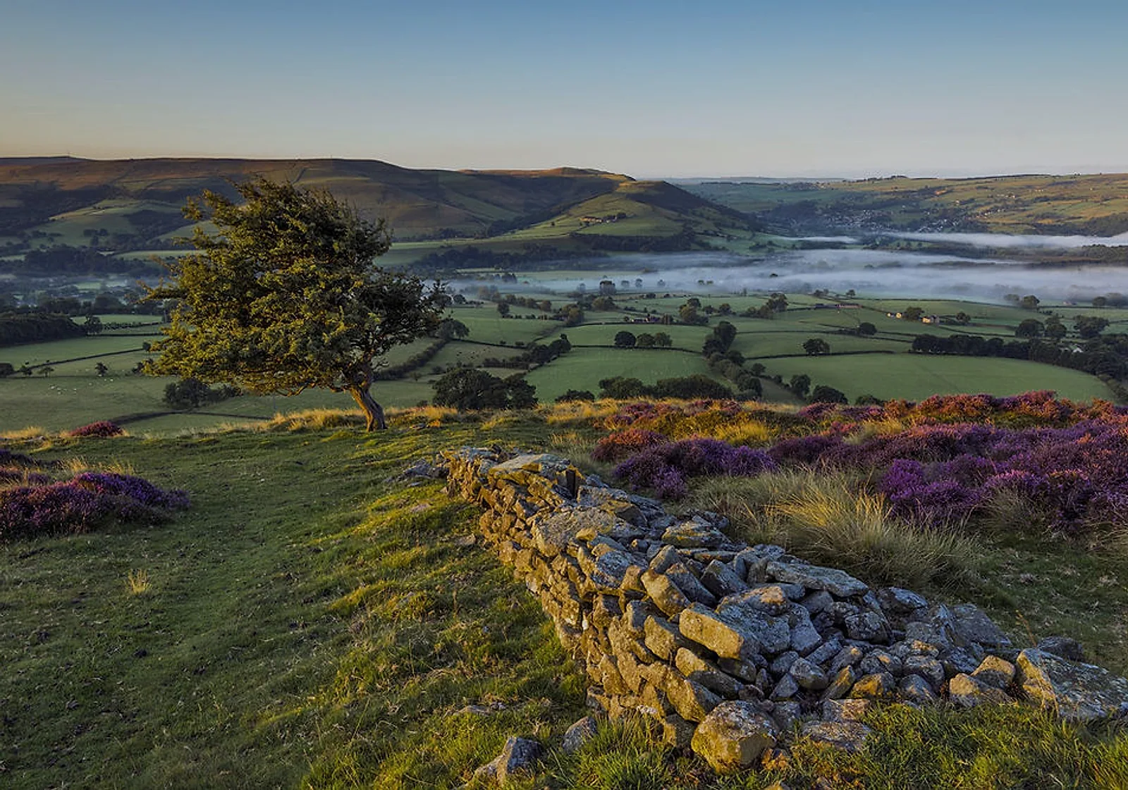 Quiet Yorkshire landscape at dawn representing a fresh start New Day Therapies